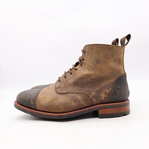 Taft Brown and Gray Chukka Boots - Picture 4 of 11